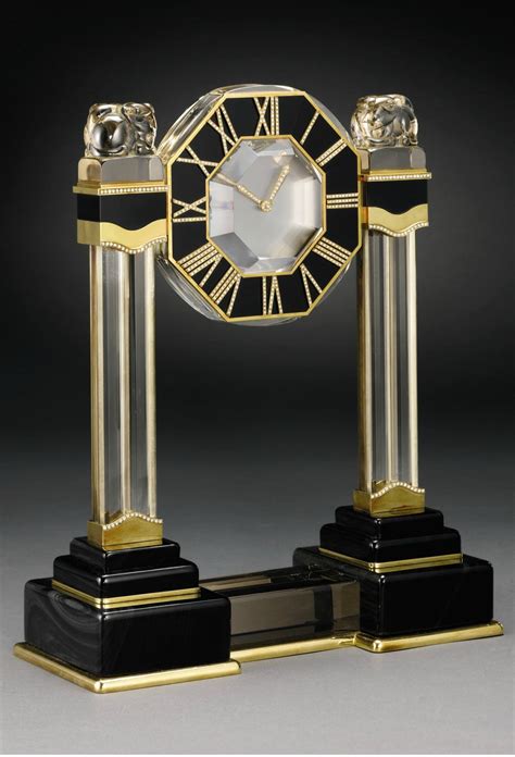 mystery clock cartier|cartier art deco clock.